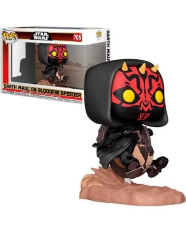 FUNKO pop deluxe ride star wars the phantom menace darth maul en aleta sangrienta 76014