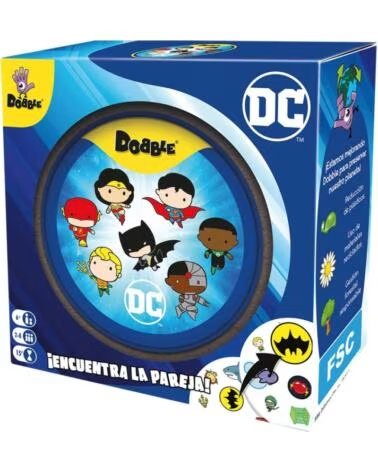 ASMODEE Juego de mesa dobble dc universe