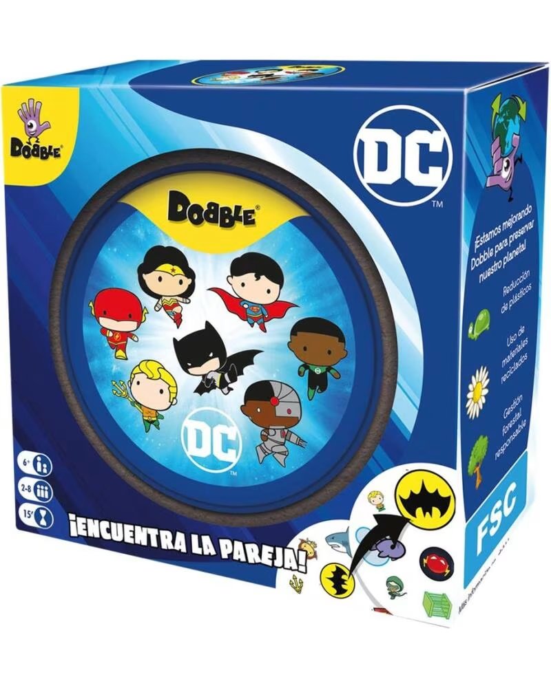 ASMODEE Juego de mesa dobble dc universe