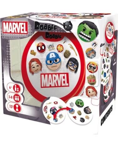 ASMODEE Juego de mesa dobble marvel emoji