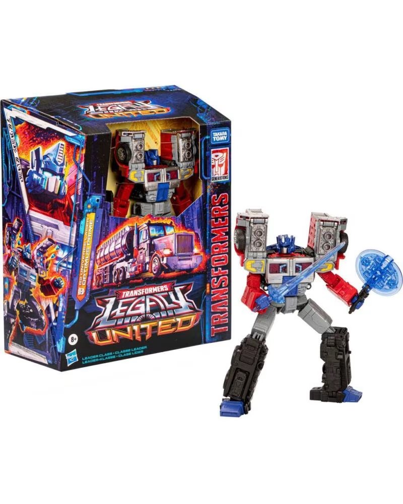 HASBRO Figura transformers legaly united leader class optimus prime