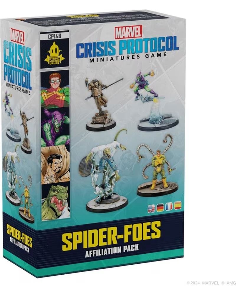 ASMODEE Juego de mesa marvel crisis protocol spider - foes affiliation pack edad recomendada 14 anos
