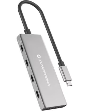 CONCEPTRONIC Hub usb tipo c hubbies16g 4 puertos
