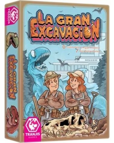 TRANJIS GAMES SL Juego de mesa la gran excavacion edad recomendada 8 anos