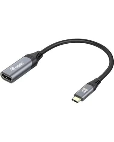 EQUIP Cable usb tipo c a hdmi 2 1 8k macho - hembra 0 15m
