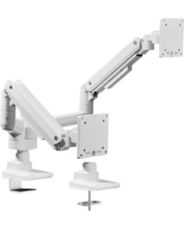 EQUIP Soporte mesa vesa hasta 35 pulgadas 100x100 max 20kg doble pantalla blanco