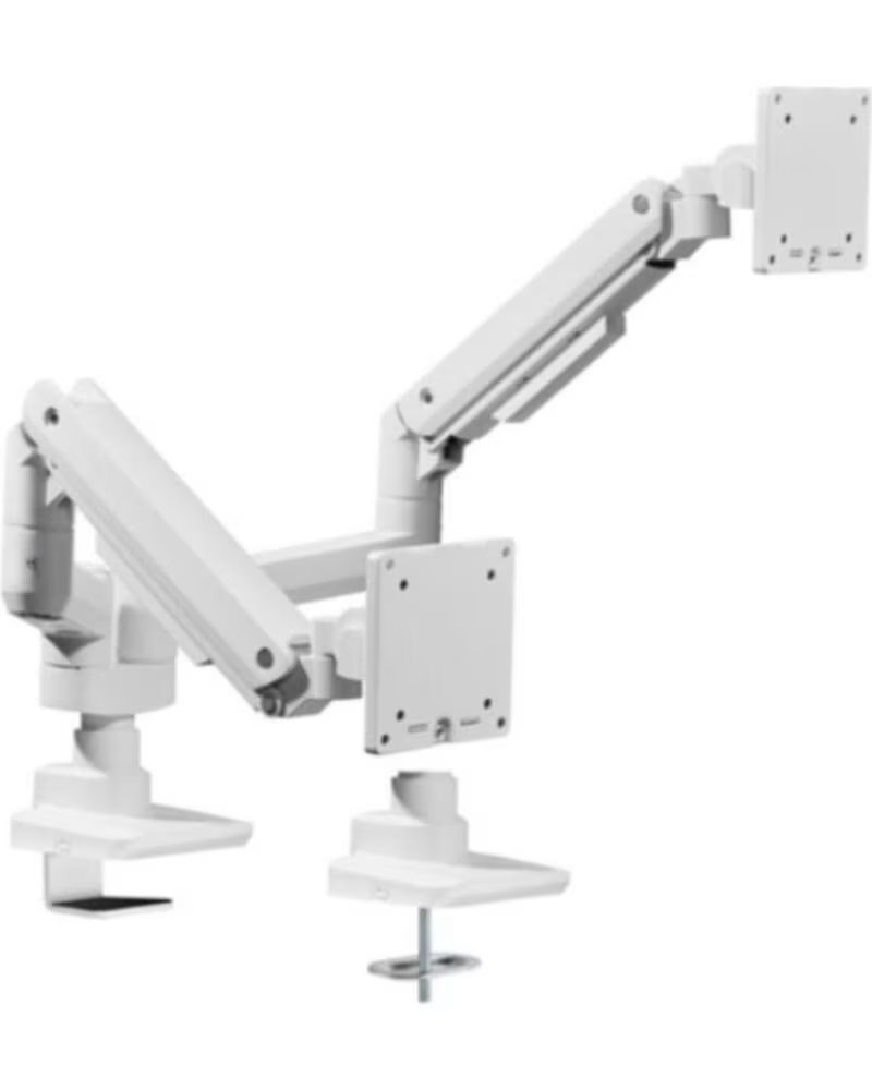 EQUIP Soporte mesa vesa hasta 35 pulgadas 100x100 max 20kg doble pantalla blanco