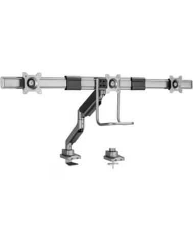 EQUIP Soporte mesa vesa hasta 32 pulgadas 100x100 max 6kg triple pantalla