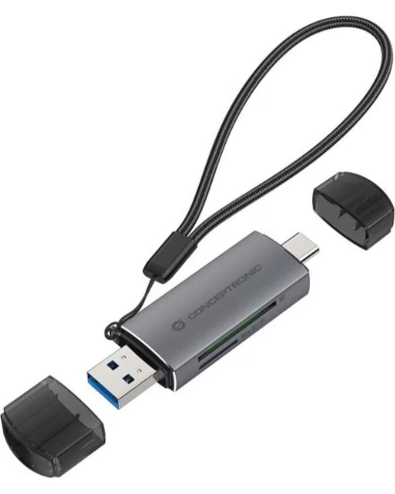 CONCEPTRONIC Lector de tarjetas externo usb tipo a - usb tipo c