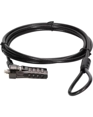 CONCEPTRONIC Cable seguridad combinacion 4 digitos para portatiles 1 8m