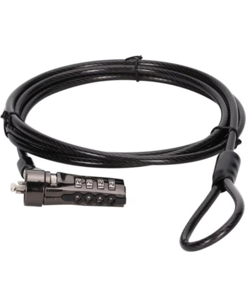 CONCEPTRONIC Cable seguridad combinacion 4 digitos para portatiles 1 8m