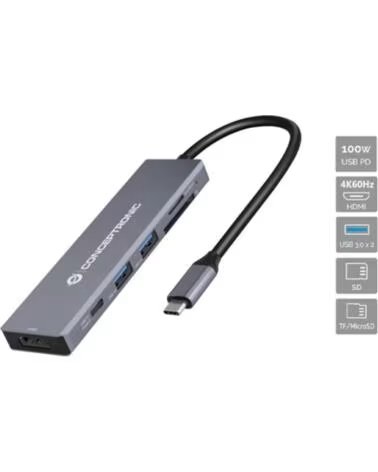 CONCEPTRONIC Docking station usb tipo c 6 en 1