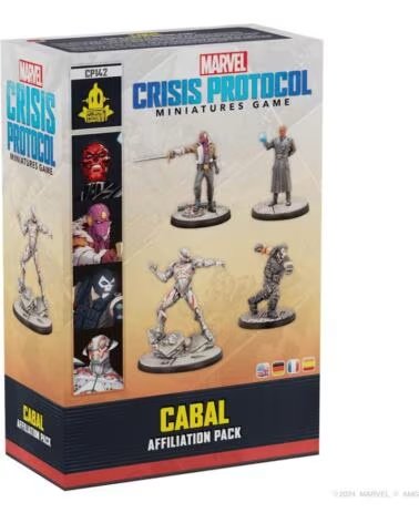 ASMODEE Juego de mesa marvel crisis protocol cabal affiliation pack edad recomendada 14 anos