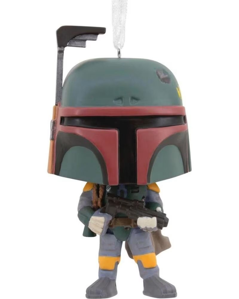 FUNKO ADORNO DE NAVIDAD STAR WARS BOBA FETT FIGURA DE RESINA