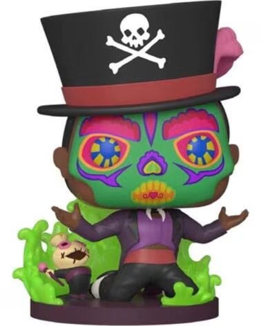 FUNKO pop disney villanos tiana y el sapo sugar skull facilier base especial