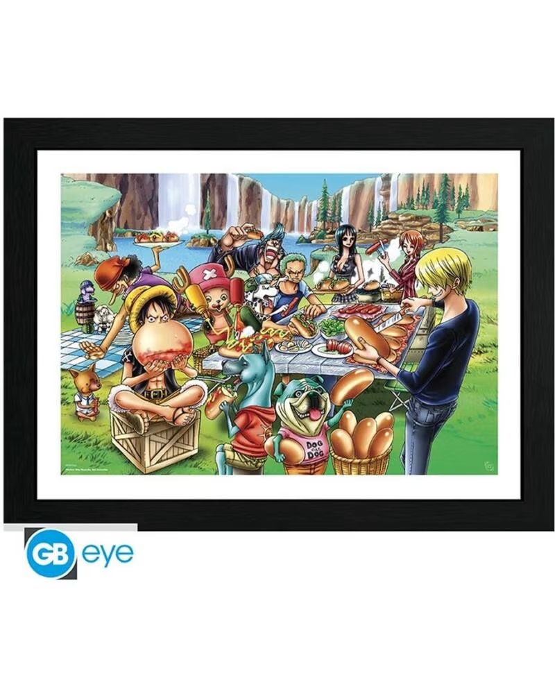 GB EYE Impresion ilustracion one piece hot dog party