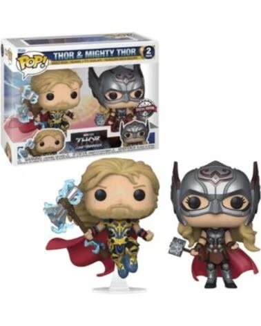 FUNKO Pack 2 s pop marvel thor love thunder thor migthy thor 63176