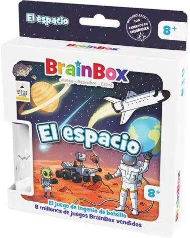 ASMODEE Juego de mesa brainbox pocket el espacio edad recomendada 8 anos