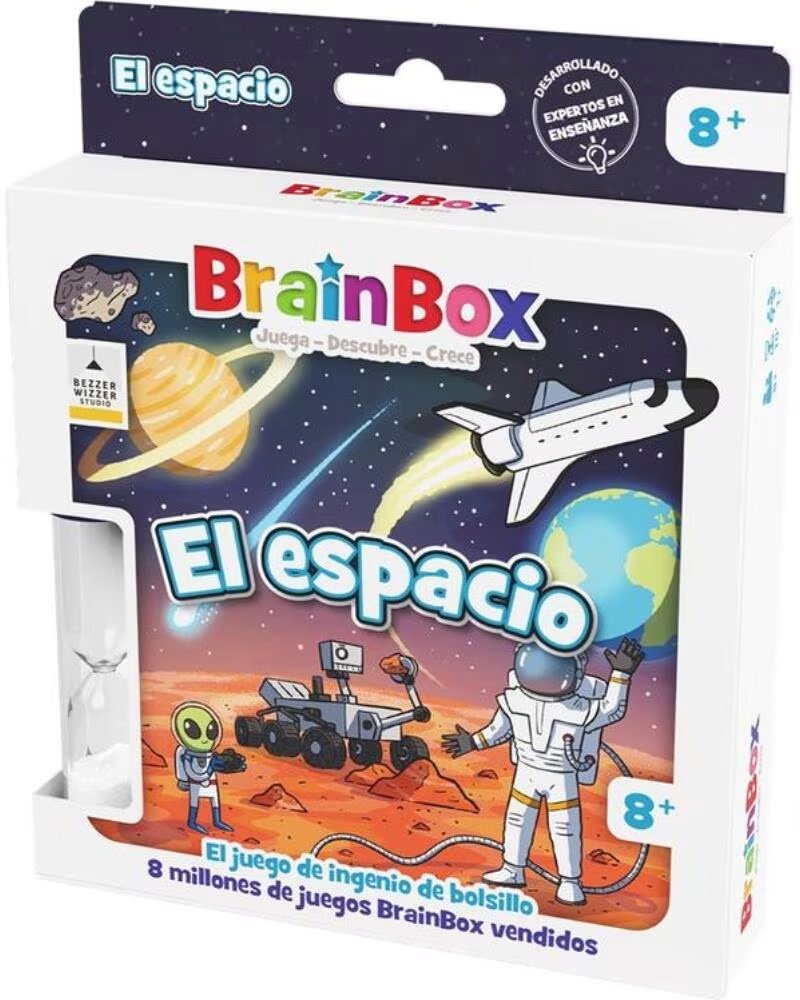 ASMODEE Juego de mesa brainbox pocket el espacio edad recomendada 8 anos
