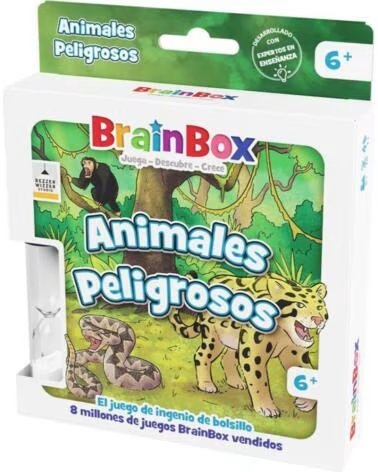 ASMODEE Juego de mesa brainbox pocket animales peligrosos edad recomendada 6 anos