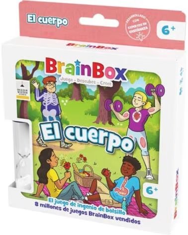 ASMODEE Juego de mesa brainbox pocket el cuerpo edad recomendada 6 anos