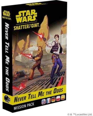 ASMODEE Juego de mesa star wars shatterpoint never tell me the odds mission pack edad recomendada 14 anos