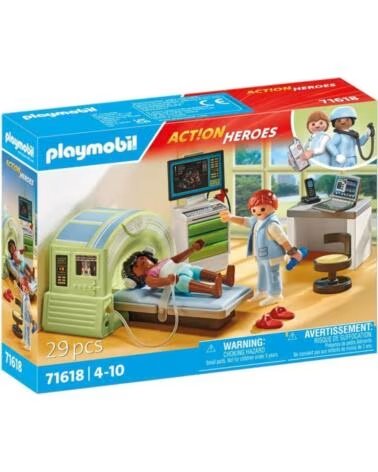 PLAYMOBIL action heroes resonancia con paciente