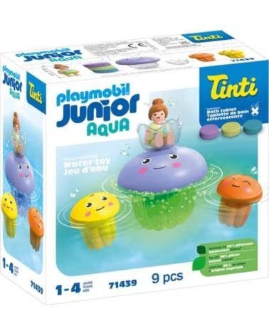 PLAYMOBIL junior tinti familia de medusas de colores