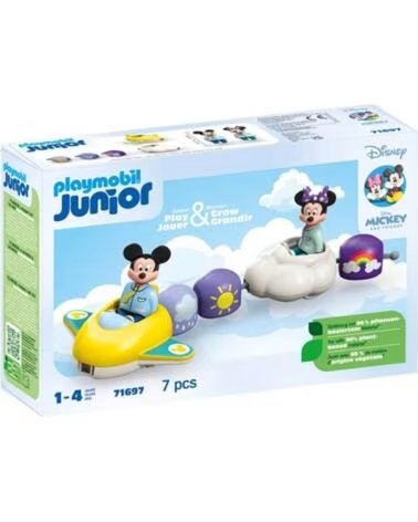 PLAYMOBIL junior disney mickey y minnie tren nube