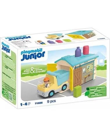 PLAYMOBIL junior camion con garaje
