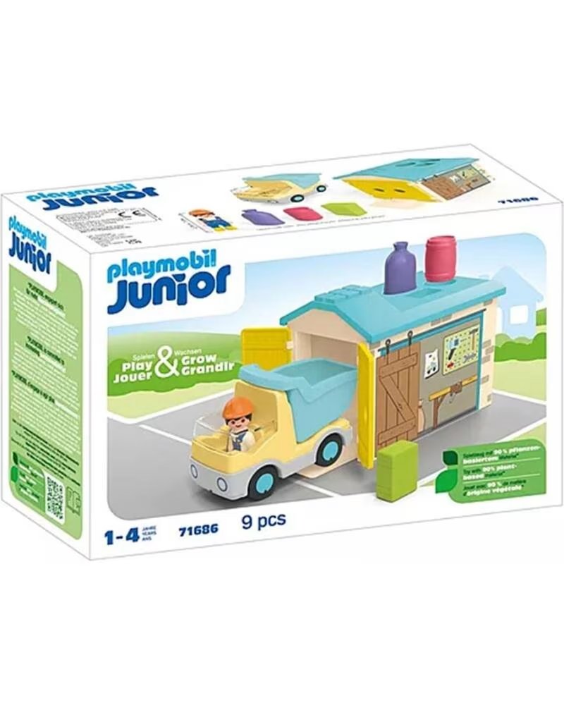 PLAYMOBIL junior camion con garaje