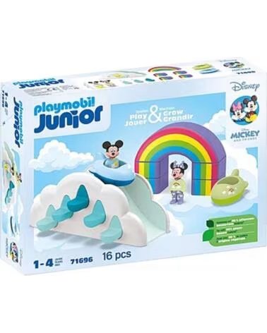 PLAYMOBIL junior disney mickey y minnie casa en las nubes
