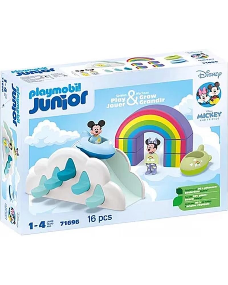 PLAYMOBIL junior disney mickey y minnie casa en las nubes
