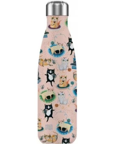 ENESCO Botella isotermica crazy cats