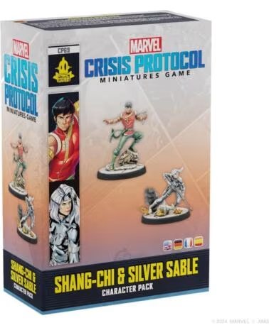 ASMODEE Juego de mesa marvel crisis protocol shang - chi silver sable edad recomendada 14 anos