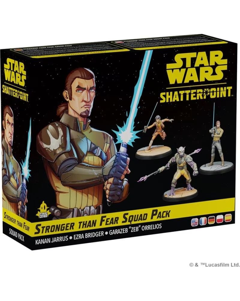 ASMODEE Juego de mesa star wars shatterpoint stronger than fear squad pack edad recomendada 14 anos