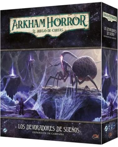 ASMODEE Juego de mesa arkham horror lcg los devoradores de suenos expansion campana edad recomendada 14 anos