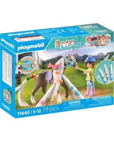 PLAYMOBIL set caballo para colorear