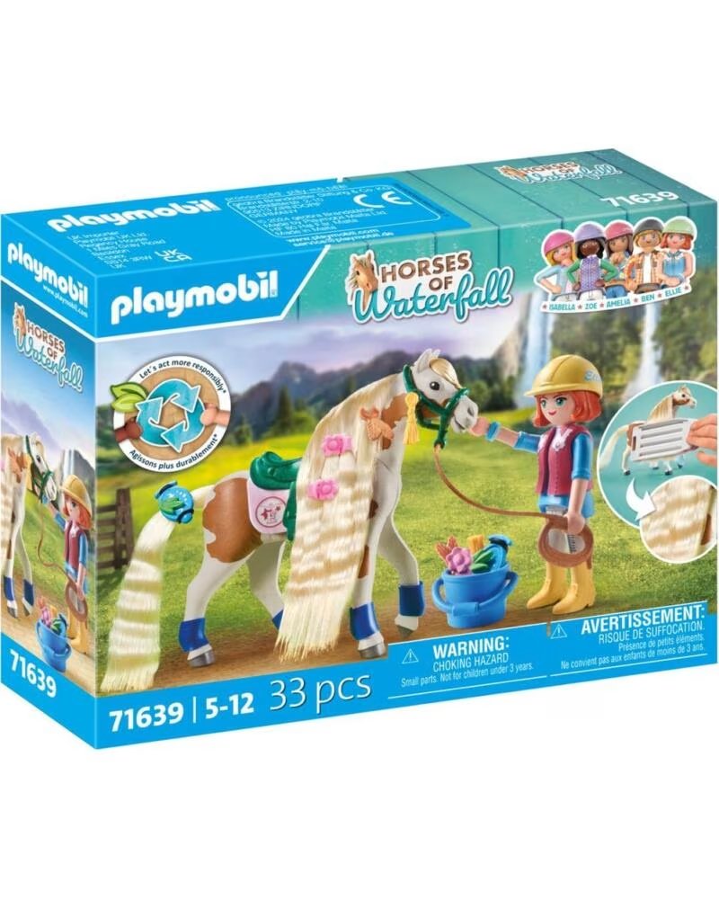 PLAYMOBIL ellie con caballo