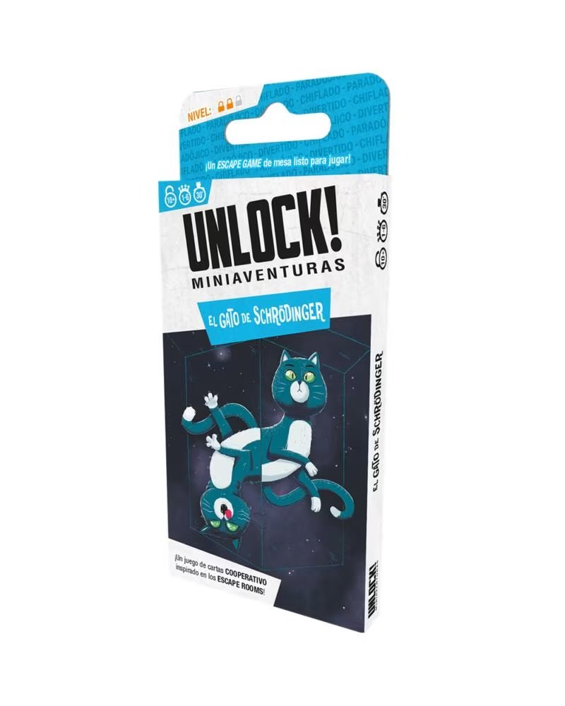 ASMODEE Juego de mesa unlock miniaventuras el gato de schrodinger