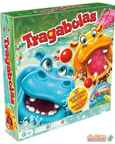 HASBRO Juego de mesa tragabolas los tipopotamos tragones