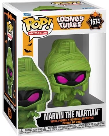 FUNKO pop looney tunes marvin el marciano momia halloween