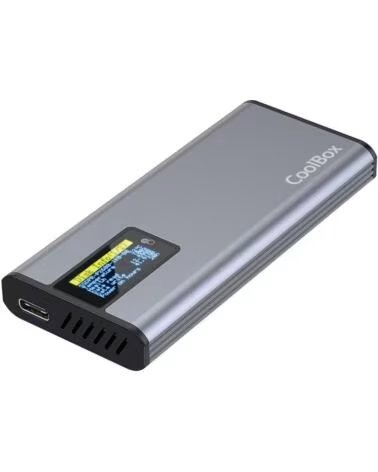 COOLBOX Mini carcasa disco duro ssd coo - mcm - m2f m 2 nvme y sata usb3 2 gen2