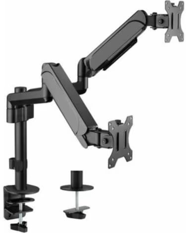 EQUIP Soporte mesa vesa hasta 32 pulgadas 100x100 max 9kg doble pantalla