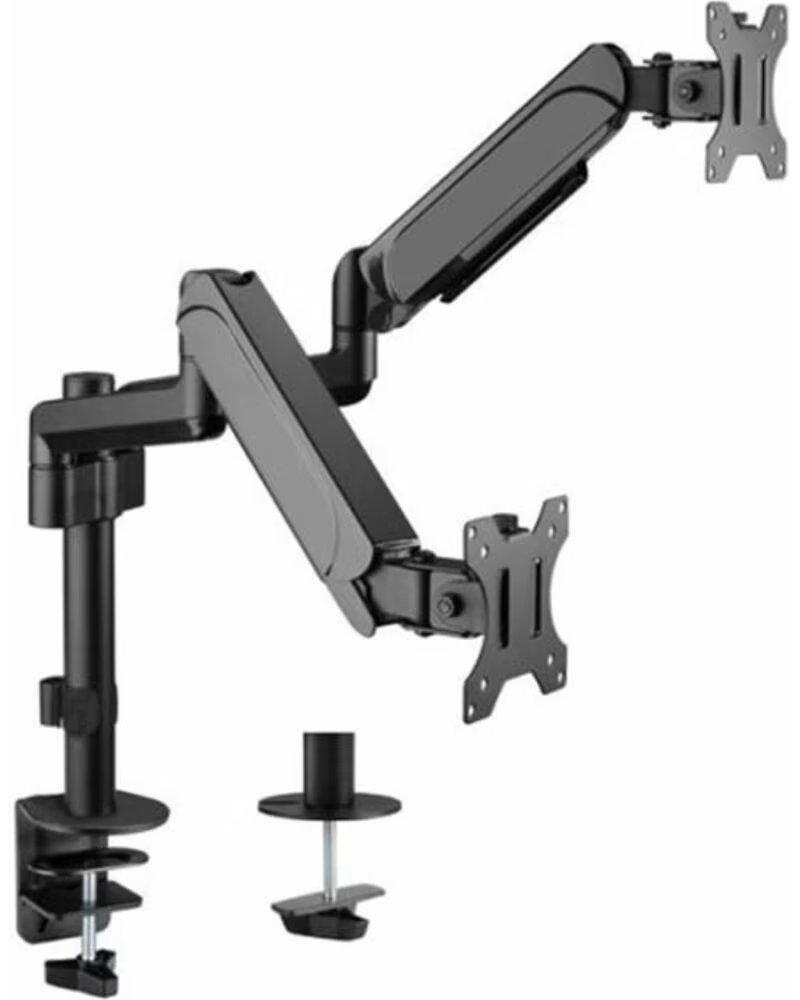 EQUIP Soporte mesa vesa hasta 32 pulgadas 100x100 max 9kg doble pantalla