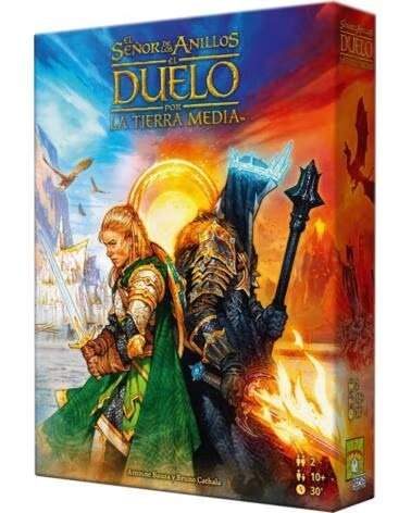 ASMODEE Juego de mesa el senor de los anillos duelo por la tierra media