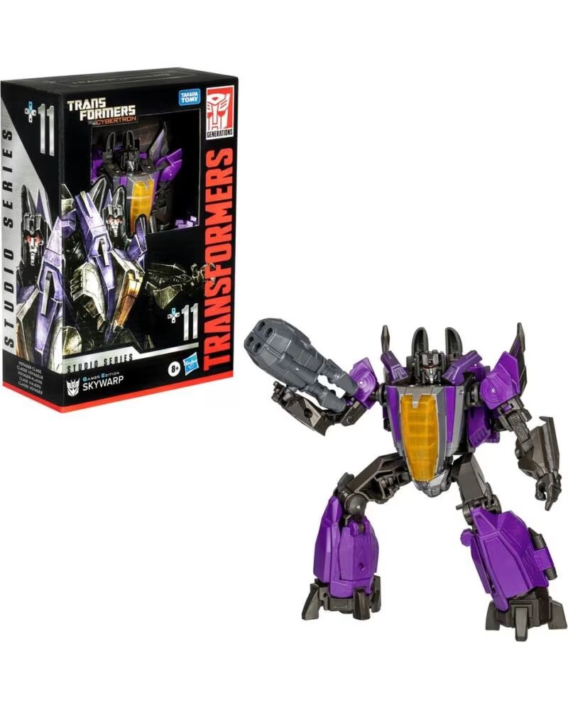HASBRO Figura transformers cybertron skywarp studio series gamer edition