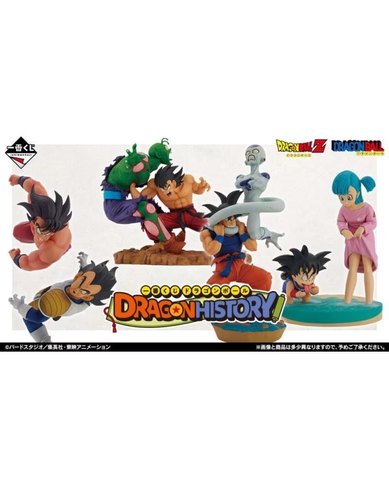 ICHIBAN KUJI dragon ball dragon history