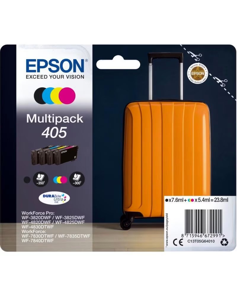 EPSON Multipack 4 - colours 405 durabrite ultra ink