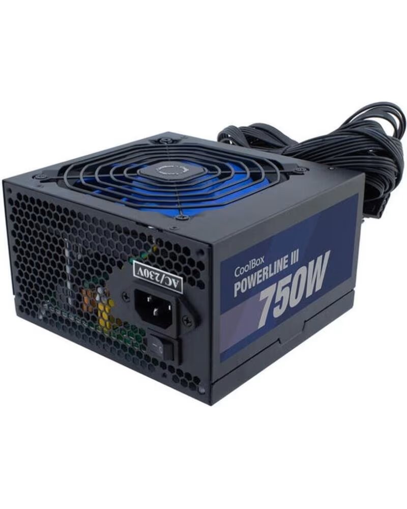 COOLBOX Fuente de alimentacion powerline iii gaming atx 750w